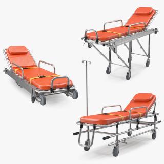 Ambulance Trolleys 3D Models Collection 3D model