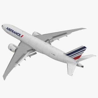 3D Boeing 777 Freighter Air France Rigged model