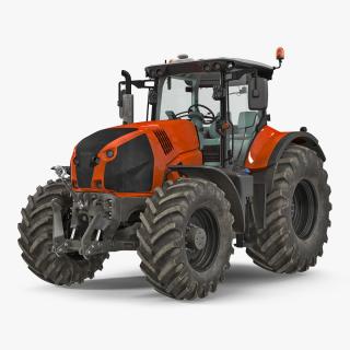 Generic Tractor Detailed Interior Dirty 3D model