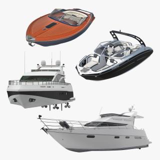 3D model Motor Yachts Collection 2