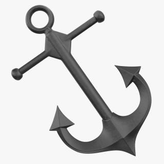 3D model Old Ship Anchor