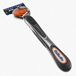 3D Gillette Fusion Mens Razor