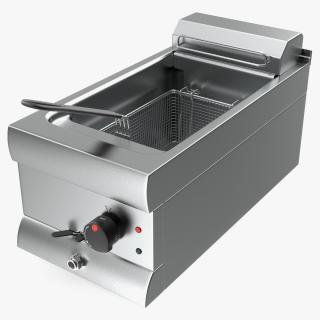 Inox Electric Fryer 3D model