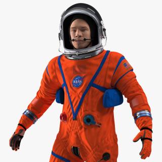 3D NASA OCSS Astronaut Spacesuit Rigged