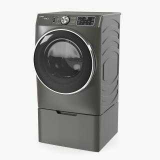 Drying Machine Profile Grey 3D