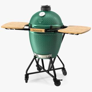 3D model Big Green Egg BBQ Grill Closed