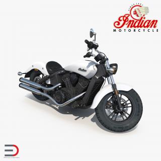 3D Motorcycle Indian Scout Sixty 2016 Rigged