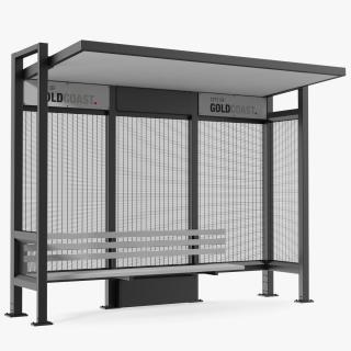 3D Bus Stop Shelter