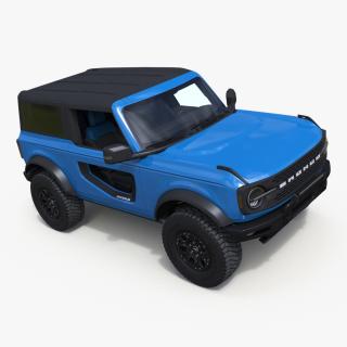 3D model Ford Bronco Off Road SUV Antimatter Blue