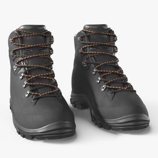 Urberg Boots for Hiking Black 3D model