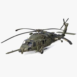 3D Combat Rescue Helicopter Sikorsky HH60 Pave Hawk model