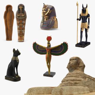 3D Egypt Collection 4 model