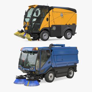 Road Sweepers Collection 3D model