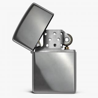 3D model Metal Lighter Rigged