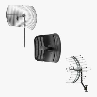 3D Antennas Collection 4