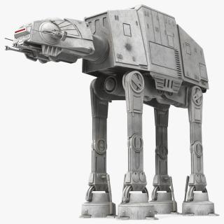 Dirt Star Wars AT-AT Rigged 3D