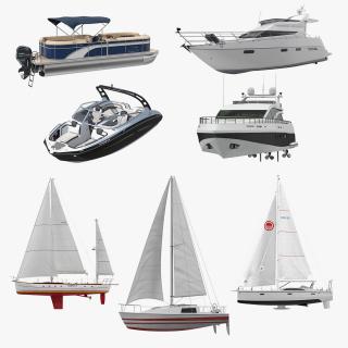 Yachts Collection 4 3D model