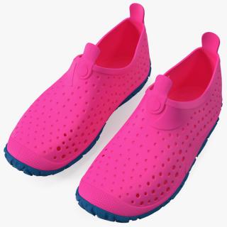 Swimming Pool Shoes Pink 3D model