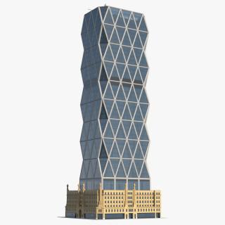 Fosters New York Hearst Tower 3D model