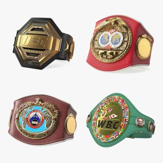 3D Championship Belts Collection 2