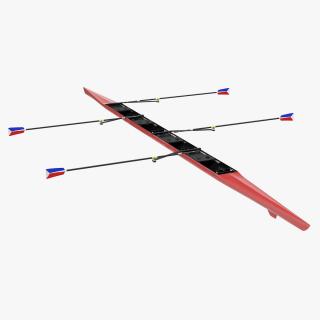 3D model Coxed Four Boat