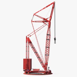 3D Mammoet Heavy Ring Crane Rigged