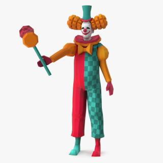 Low Poly Clown 3D model