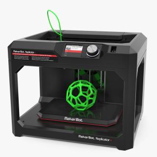 MakerBot Replicator 3d Printer Rigged 3D