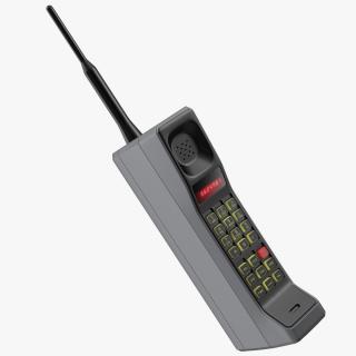 Vintage Analogue Mobile Phone 3D model