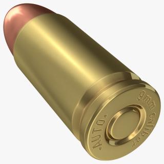 9mm Luger Ammo 3D model