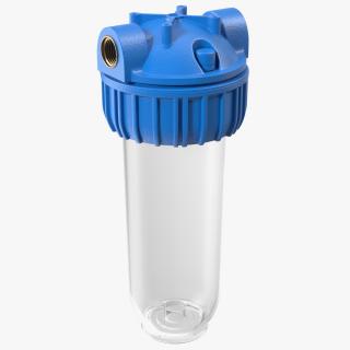 Transparent Water Filter Housing 3D