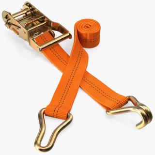 Heavy Duty Ratchet Strap 3D model