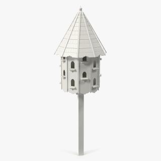 3D model Painted Twenty Nests Dovecote White