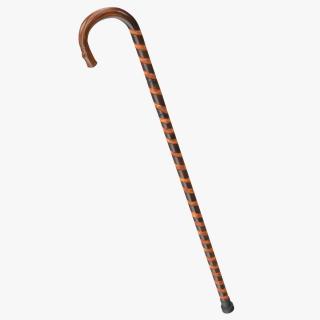 3D model Halloween Walking Stick Wooden