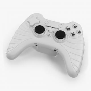 3D model Gamepad for PC and PlayStation Thrustmaster T Wireless White