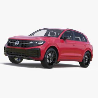 Volkswagen Touareg 2024 Red 3D