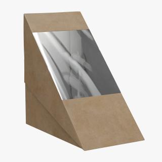 3D model Paperboard Medium Sandwich Box