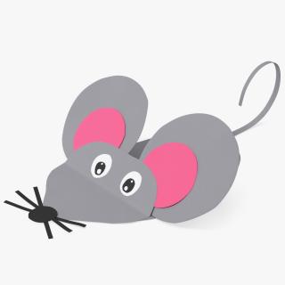 3D Craft Paper Toy Mouse