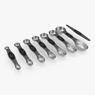 3D model Measuring Spoons Set