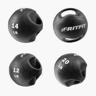 Medicine Dual Grip Balls Collection 2 3D