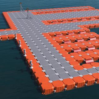 Modular Floating Pontoon Cubes 2 3D