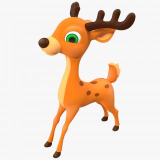 Cartoon Deer 3D