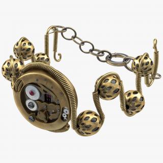 3D Steampunk Jewelry Bracelet