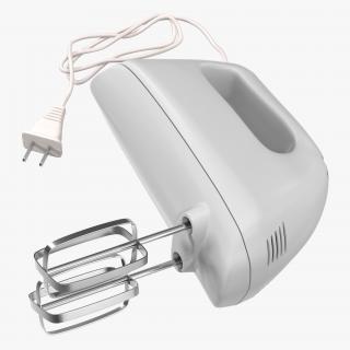 3D Hand Mixer White