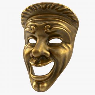 Theatre Comedy Mask 3D model