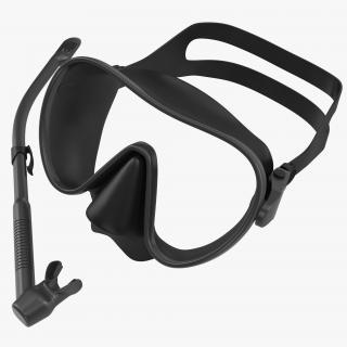 Scuba Mask and Snorkel 3D