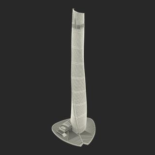 3D model Shanghai Tower China