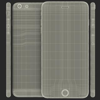 3D iPhone 6 Plus Space Gray 2