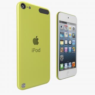 iPod Touch Yellow 3D