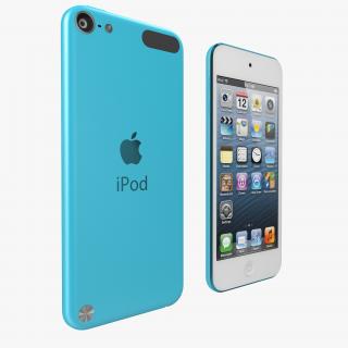 3D model iPod Touch Blue